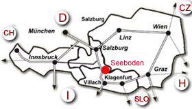 Österreich-Karte
